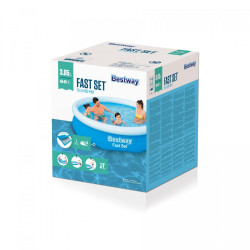 Piscina gradina, diametru 305 cm, guler gonflabil, 3200 litri, tehnologie Duraplus