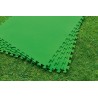 Covoras protectie piscina, spuma 78x78 cm, set 9 piese, verde