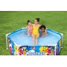 Piscina pentru copii, diametru 183 cm, pavilion detasabil, factor protectie UV, 930 litri