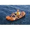 Barca gonflabila Condor 2000, 188x98 cm, 2 vasle, pompa de picior inclusa, BESTWAY