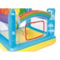 Trambulina gonflabila 175x173x137 cm, pentru copii, fereastra intrare, vinil multicolor Trambulina gonflabila 175x173x137 cm, pentru copii, fereastra intrare, vinil multicolor