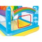 Trambulina gonflabila 175x173x137 cm, pentru copii, fereastra intrare, vinil multicolor