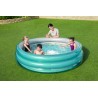 Piscina gonflabila pentru copii diametru 201 cm, capacitate 937 litri, vinil, supape siguranta