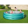 Piscina gonflabila pentru copii diametru 201 cm, capacitate 937 litri, vinil, supape siguranta
