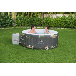 Jacuzzi gonflabil 170x66 cm, 4 persoane, functie incalzire si filtrare apa, 605 litri, AirJet