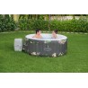 Jacuzzi gonflabil 170x66 cm, 4 persoane, functie incalzire si filtrare apa, 605 litri, AirJet
