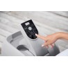Jacuzzi gonflabil AirJet, 2-4 persoane, husa protectie, suport bauturi, aspect ratan