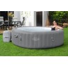 Jacuzzi gonflabil 8 persoane, diametru 236 cm, pompa cu incalzire, husa protectie, 1350 litri