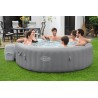 Jacuzzi gonflabil 8 persoane, diametru 236 cm, pompa cu incalzire, husa protectie, 1350 litri