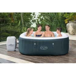 Jacuzzi gonflabil Bestway, 180x180x66 cm, 96 jeturi aer, 4-6 adulti, incalzire apa 40 grade