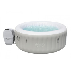 Jacuzzi gonflabil Bestway, LED 7 culori, 81 jeturi aer, 4 persoane, diametru 180 cm, panou tactil