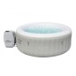 Jacuzzi gonflabil Bestway, LED 7 culori, 81 jeturi aer, 4 persoane, diametru 180 cm, panou tactil