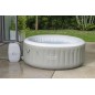 Jacuzzi gonflabil Bestway, LED 7 culori, 81 jeturi aer, 4 persoane, diametru 180 cm, panou tactil