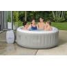 Jacuzzi gonflabil Bestway, LED 7 culori, 81 jeturi aer, 4 persoane, diametru 180 cm, panou tactil