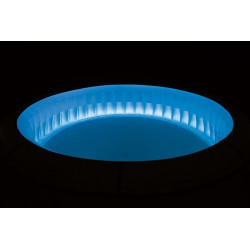 Jacuzzi gonflabil Bestway, LED 7 culori, 81 jeturi aer, 4 persoane, diametru 180 cm, panou tactil