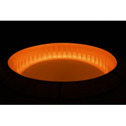 Jacuzzi gonflabil Bestway, LED 7 culori, 81 jeturi aer, 4 persoane, diametru 180 cm, panou tactil