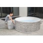 Jacuzzi gonflabil 155x60 cm, hidromasaj AirJet, pompa control Wi-Fi, filtrare apa, dozator clor