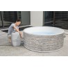 Jacuzzi gonflabil 155x60 cm, hidromasaj AirJet, pompa control Wi-Fi, filtrare apa, dozator clor