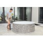 Jacuzzi gonflabil 155x60 cm, hidromasaj AirJet, pompa control Wi-Fi, filtrare apa, dozator clor