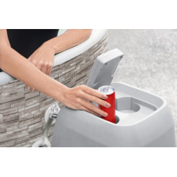 Jacuzzi gonflabil 155x60 cm, hidromasaj AirJet, pompa control Wi-Fi, filtrare apa, dozator clor