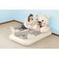 Saltea gonflabila Ursulet, 188x109x89 cm, forma patut pentru copii Saltea gonflabila Ursulet, 188x109x89 cm, forma patut pentru copii