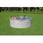 Piscina 360x120 cm, cadru metal, 10.990 litri, filtru nisip, panza pamant, cadru metal