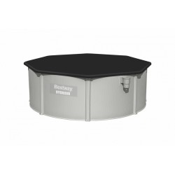 Piscina 360x120 cm, cadru metal, 10.990 litri, filtru nisip, panza pamant, cadru metal