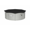 Piscina 360x120 cm, cadru metal, 10.990 litri, filtru nisip, panza pamant, cadru metal