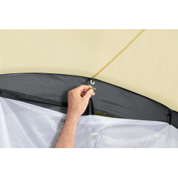 Pavilion pentru piscina, diametru 390 cm, inaltime 255 cm, 4 usi detasabile, 4 buzunare