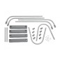Scara piscina 2 trepte, cadru metalic, inaltime 84 cm Scara piscina 2 trepte, cadru metalic, inaltime 84 cm
