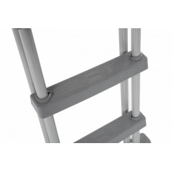 Scara dubla pentru piscina, inaltime 132 cm, trepte ajustabile, Bestway FlowClear