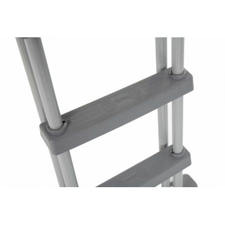 Scara dubla pentru piscina, inaltime 132 cm, trepte ajustabile, Bestway FlowClear