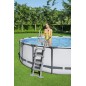 Scara dubla pentru piscina, inaltime 132 cm, trepte ajustabile, Bestway FlowClear