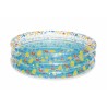 Piscina rotunda transparenta 122x25 cm, supapa siguranta, material vinil, 697 litri