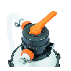 Pompa de nisip pentru curatare piscine, Bestway FLOWCLEAR, debit 3028L/h, manometru incorporat