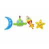 Piscina gonflabila 2 in 1 pentru copii, 102x 25 cm, 3 inele, 50 bile incluse, capacitate 101 litri