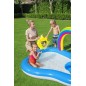 Topogan cu centru de joaca apa pentru copii, 170 litri, 257x145x91 cm
