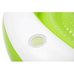 Saltea gonflabila tip insula pentru apa, 275x255x65 cm, suporturi pahare, maxim 450 kg