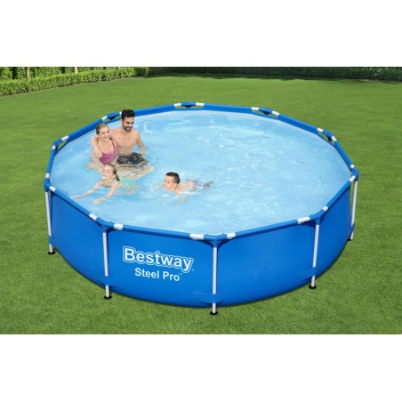 Piscina rotunda, diametru 305 cm, capacitate 4.678 l, tehnologia Tritech, rame metalice