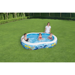 Piscina gonflabila pentru copii, 262x157x46 cm, 544 litri, 2 camere de aer