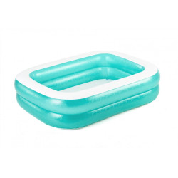 Piscina rectangulara, 201 x 150 x 51 cm, vinil, 450 litri, 2 supape rapide