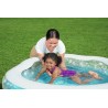 Piscina gonflabila cu pereti transparenti, 230 litri, 150x127x43 cm