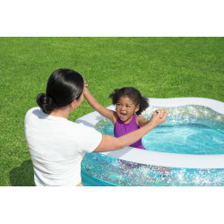 Piscina gonflabila cu pereti transparenti, 230 litri, 150x127x43 cm