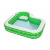 Piscina BESTWAY 231x231x51 cm, 282 l, suport pahare, scaun