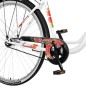 Bicicleta dama, 28 inch, cadru otel, cos frontal alb, Venssini Rosemary, resigilat