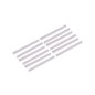 Ornamente reflectorizante pentru spite bicicleta, set 12 bucati, alb