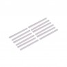 Ornamente reflectorizante pentru spite bicicleta, set 12 bucati, alb