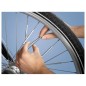 Ornamente reflectorizante pentru spite bicicleta, set 12 bucati, alb