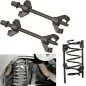 Presa pentru arcuri auto si amortizoare, lungime 38 cm, otel, set 2 buc Presa pentru arcuri auto si amortizoare, lungime 38 cm, otel, set 2 buc