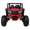 Masinuta electrica Buggy UTV-MX, roti spuma EVA, 2 locuri, rosu/negru